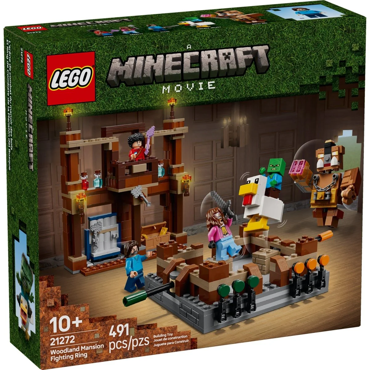 LEGO Minecraft Woodland Mansion Fighting Ring, 21272, Ages 10+, 491 Pieces - Image 2