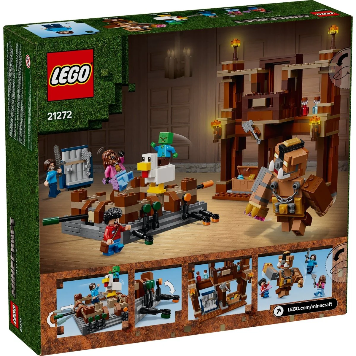 LEGO Minecraft Woodland Mansion Fighting Ring, 21272, Ages 10+, 491 Pieces - Image 3