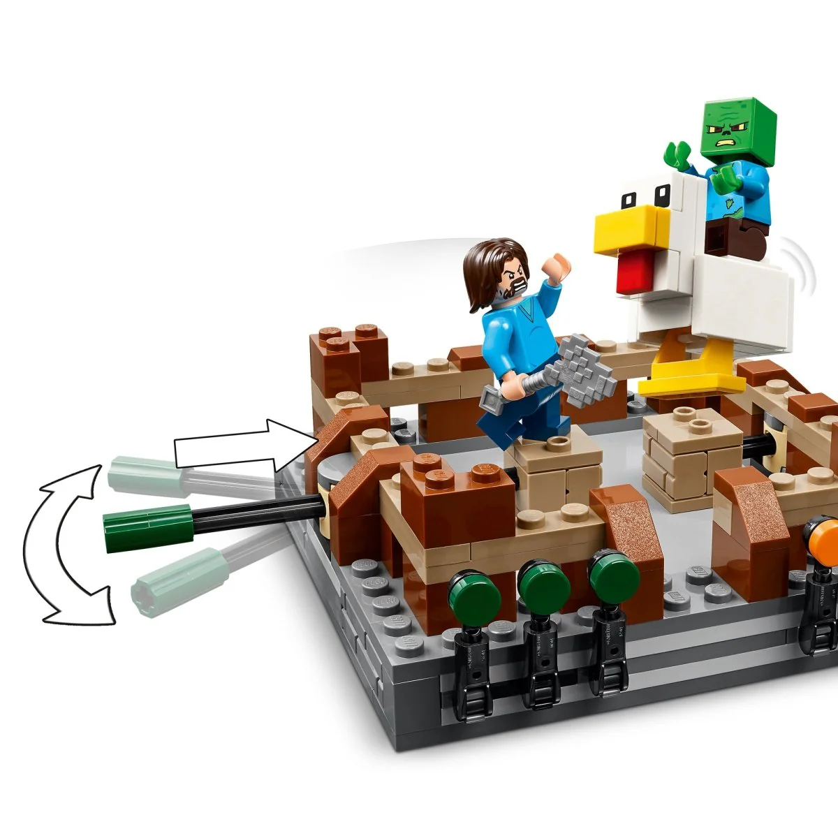 LEGO Minecraft Woodland Mansion Fighting Ring, 21272, Ages 10+, 491 Pieces - Image 8