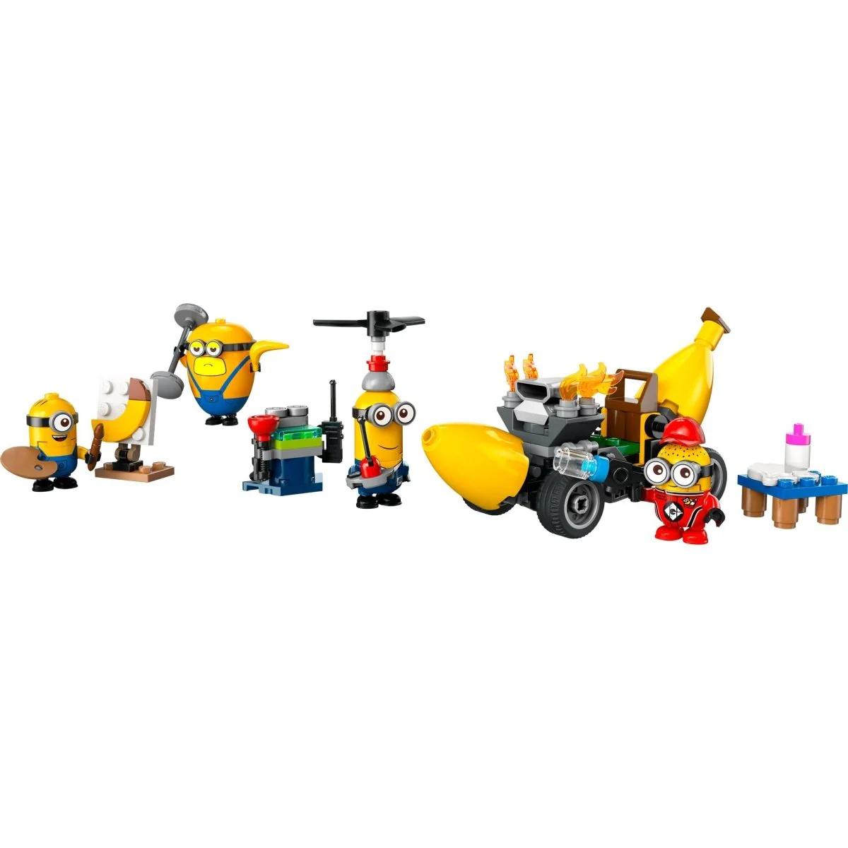 LEGO Minions and Banana Car, 75580, Ages 6, 136 Pieces - Image 3
