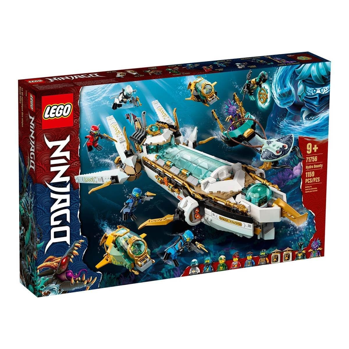 LEGO Ninjago Hydro Bounty 71756, Ages 9+