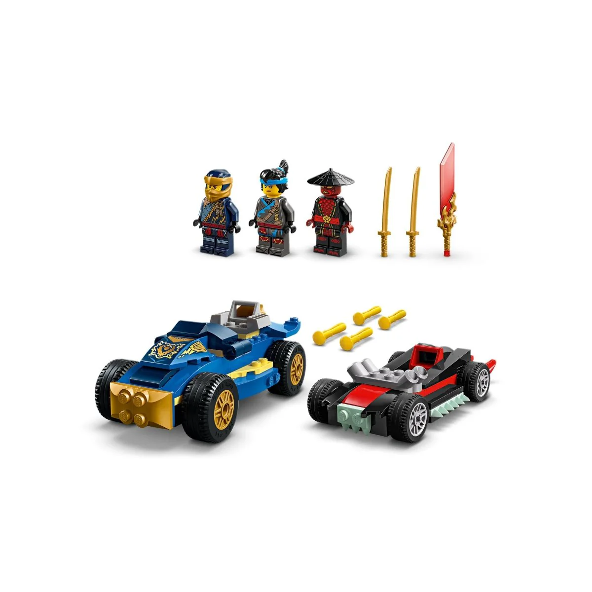 LEGO Ninjago Rogue vs. Drix Race Car Duel, 71840, Ages 4+, 111 Pieces - Image 9