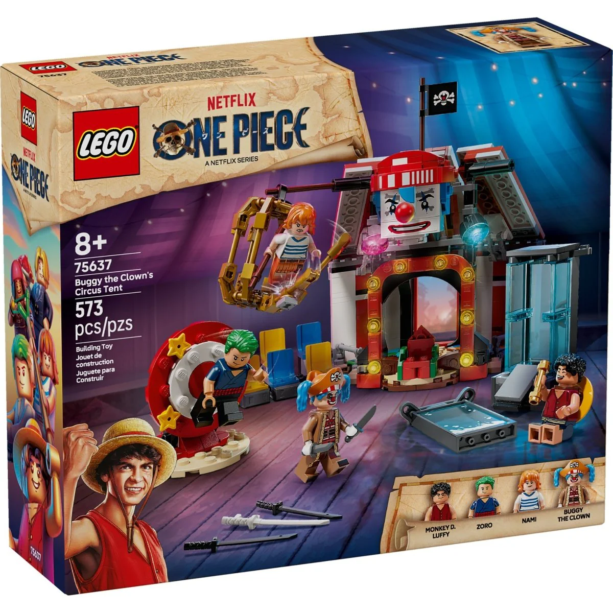 LEGO One Piece Buggy the Clown's Circus Tent, 75637, Ages 8+, 573 Pieces - Image 2