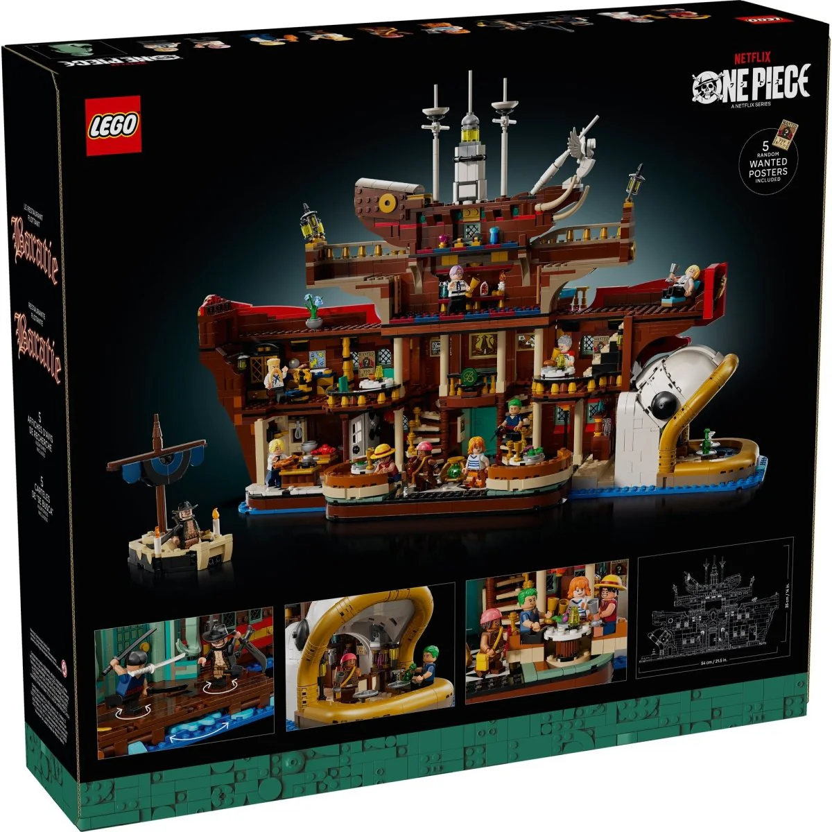 LEGO One Piece The Baratie Floating Restaurant, 75640, Ages 18+, 3402 Pieces - Image 3