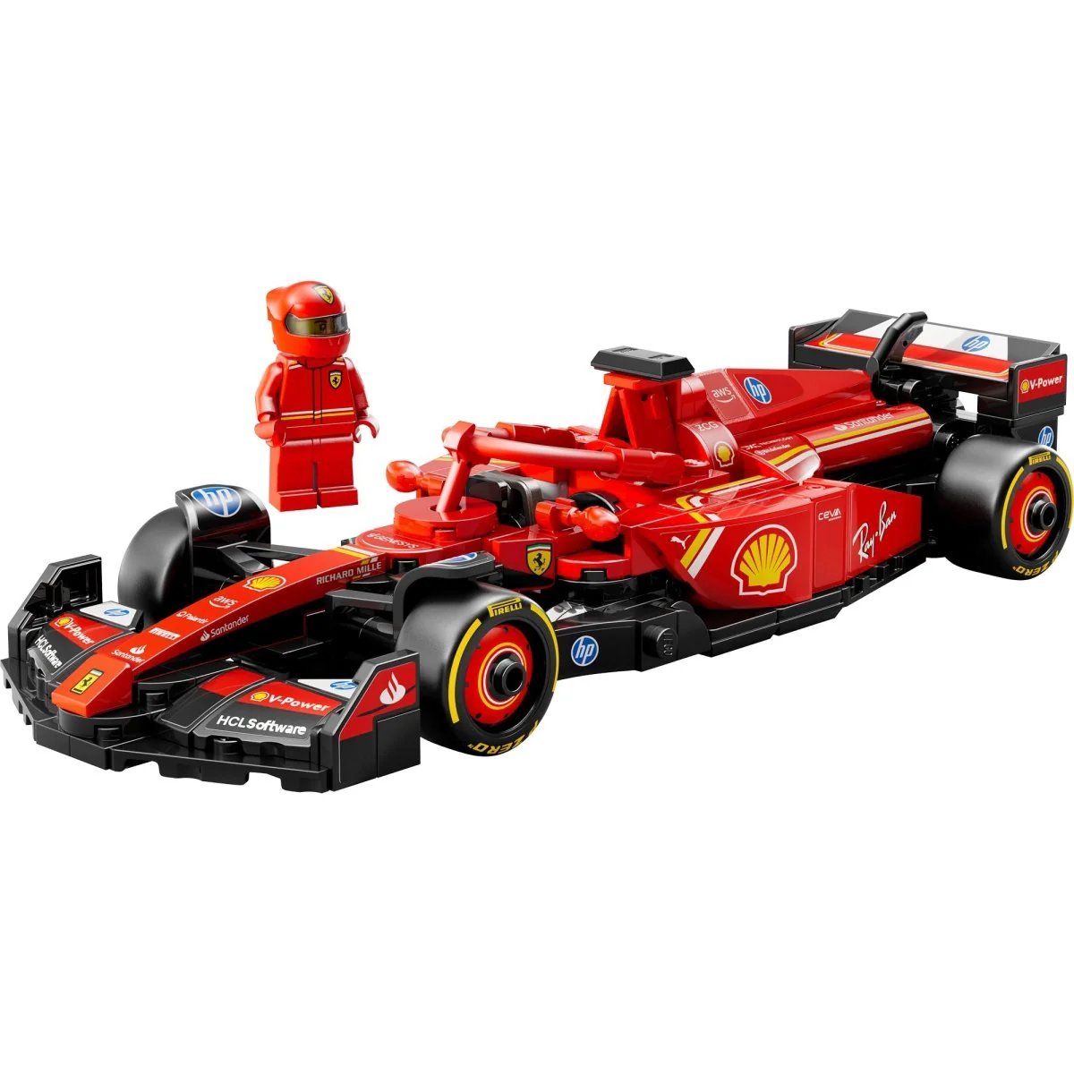 LEGO Speed Champions Ferrari SF-24 F1 Race Car, 77242, Ages 10+, 275 Pieces - Image 4