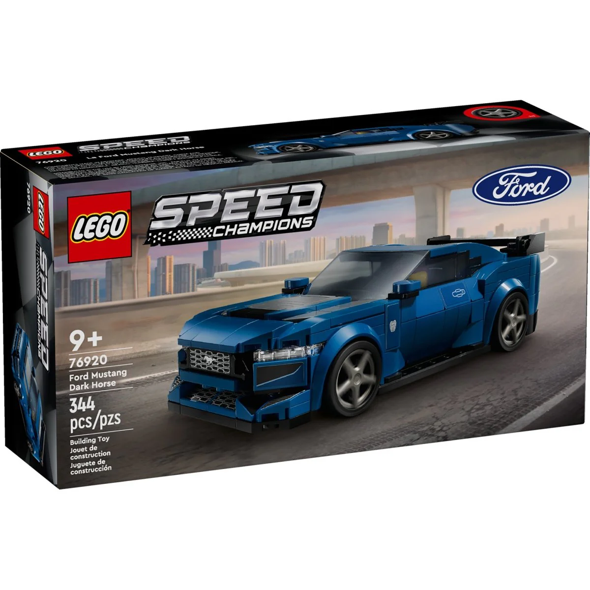 LEGO Speed Champions Ford Mustang Dark Horse Sports Car, 76920, Ages 9+, 344 Pieces - Image 2