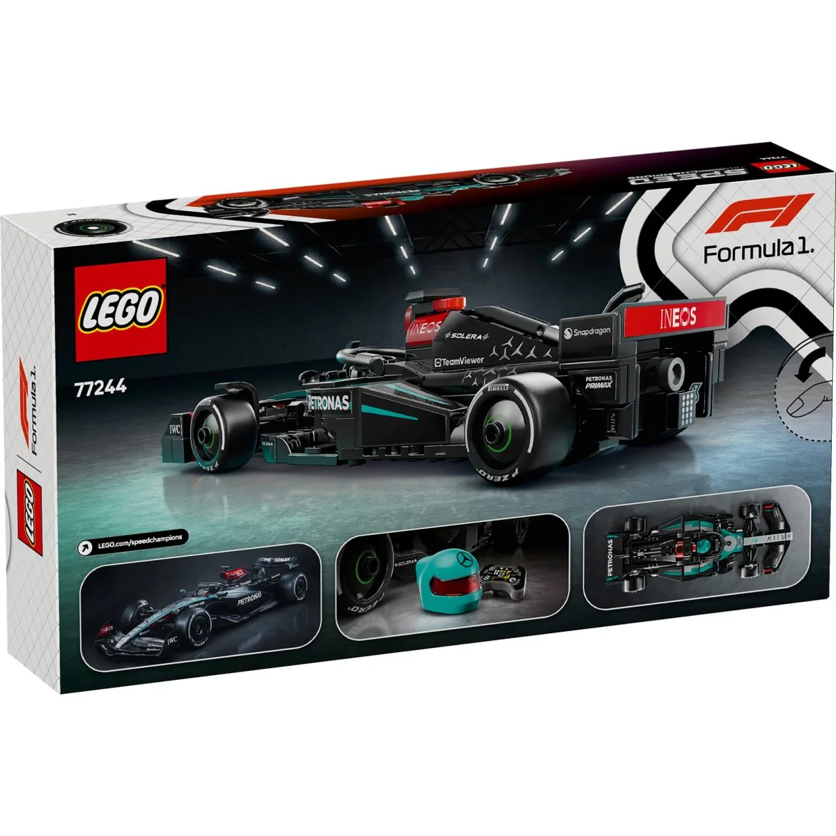 LEGO Speed Champions Mercedes-AMG F1 W15 Race Car, 77244, Ages 10+, 267 Pieces - Image 3