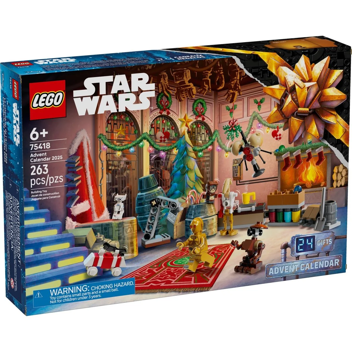LEGO Star Wars Advent Calendar 2025, 75418, Ages 6+, 263 Pieces - Image 2