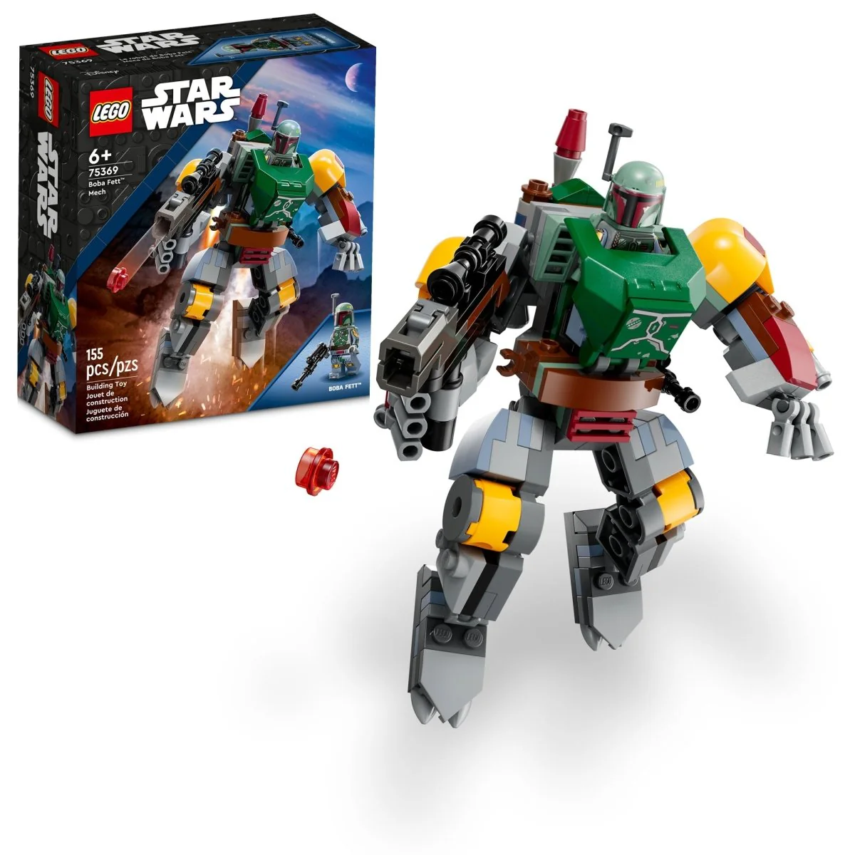 LEGO Star Wars Boba Fett Mech, 75369, Ages 6+, 155 Pieces