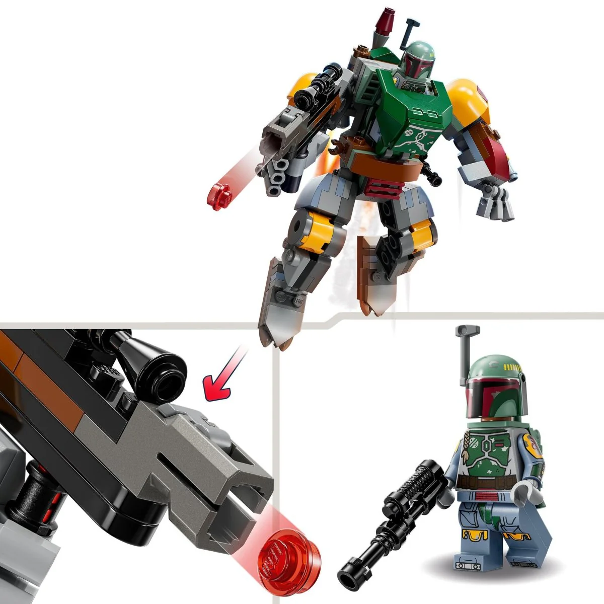 LEGO Star Wars Boba Fett Mech, 75369, Ages 6+, 155 Pieces - Image 7