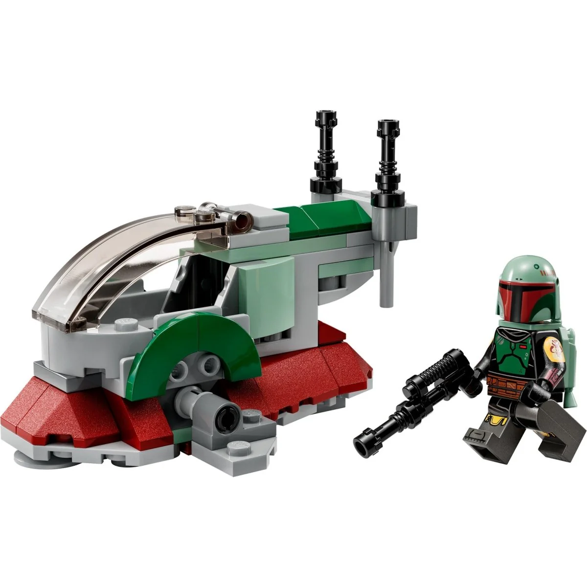 LEGO Star Wars Boba Fett's Starship Microfighter, 75344, Ages 6+, 85 Pieces - Image 3