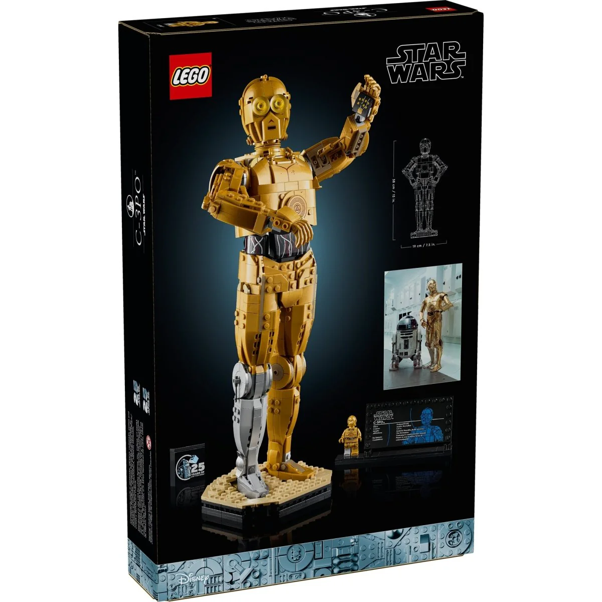 LEGO Star Wars C-3PO, 75398, Ages 18+, 1138 Pieces - Image 3