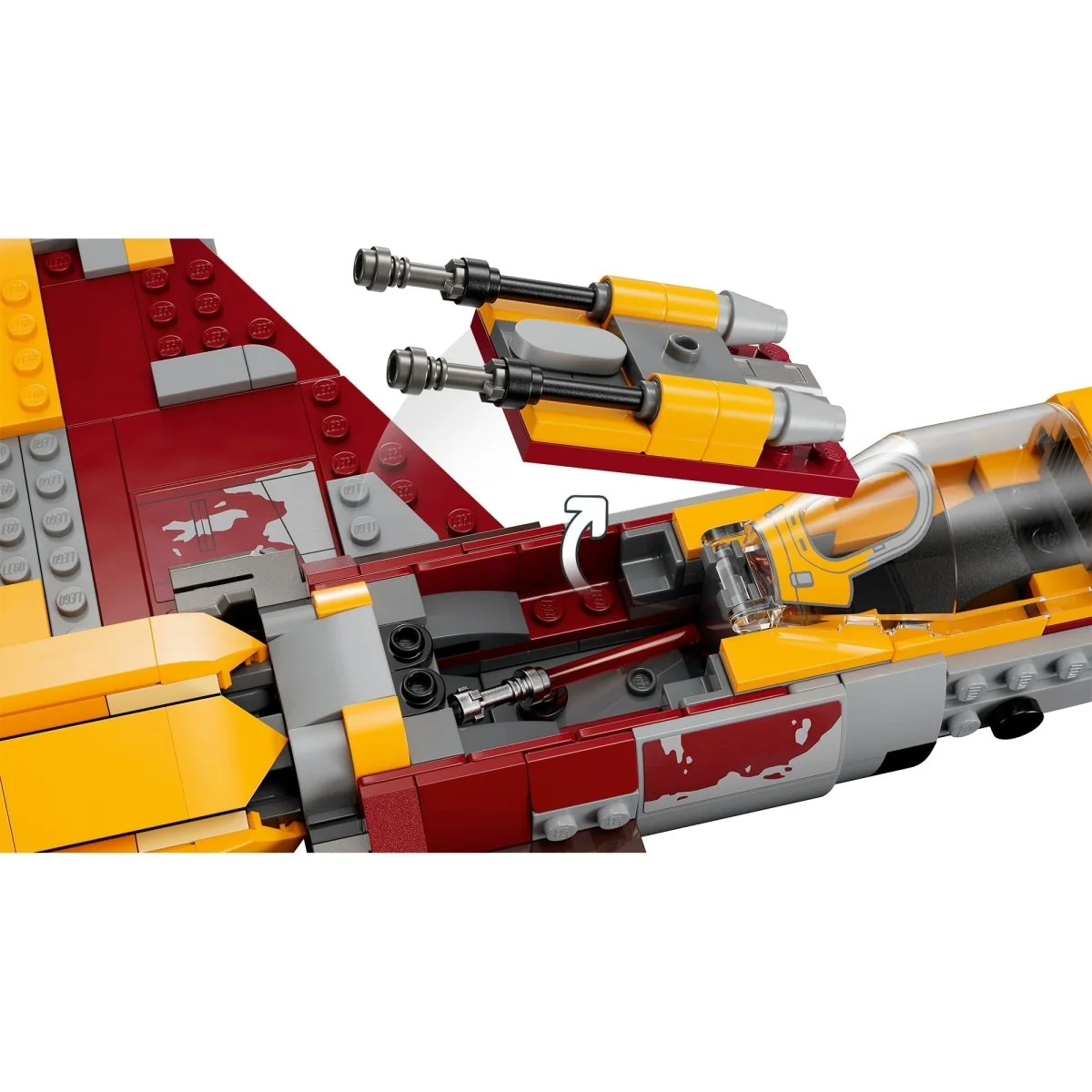 LEGO Star Wars New Republic E-Wing vs Shin Hati’s Starfighter, 75364, Ages 9+, 1056 Pieces - Image 12