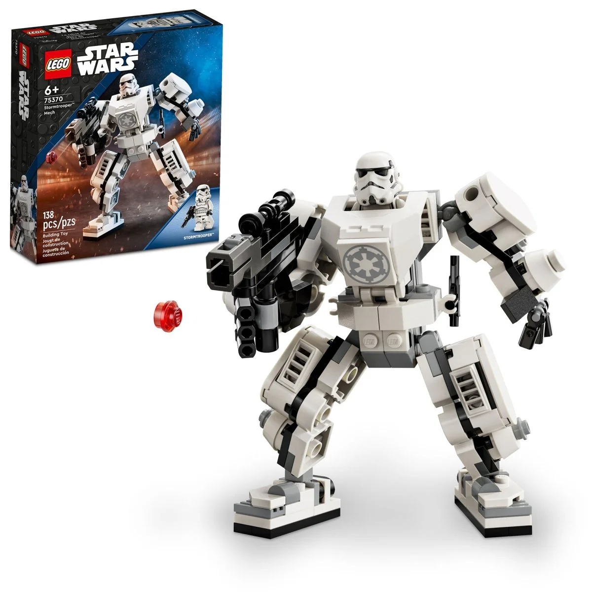 LEGO Star Wars Stormtrooper Mech, 75370, Ages 6+, 138 Pieces