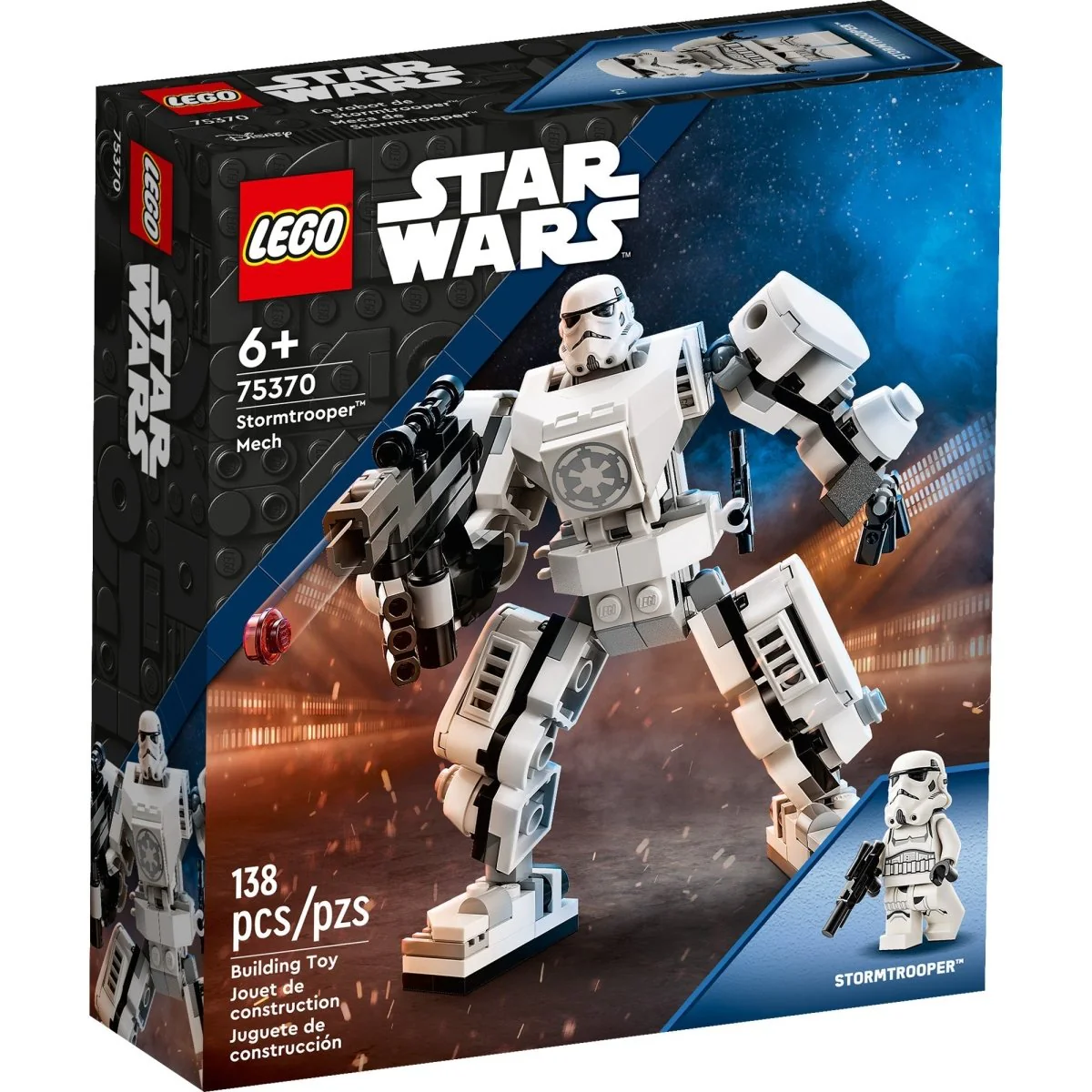 LEGO Star Wars Stormtrooper Mech, 75370, Ages 6+, 138 Pieces - Image 2