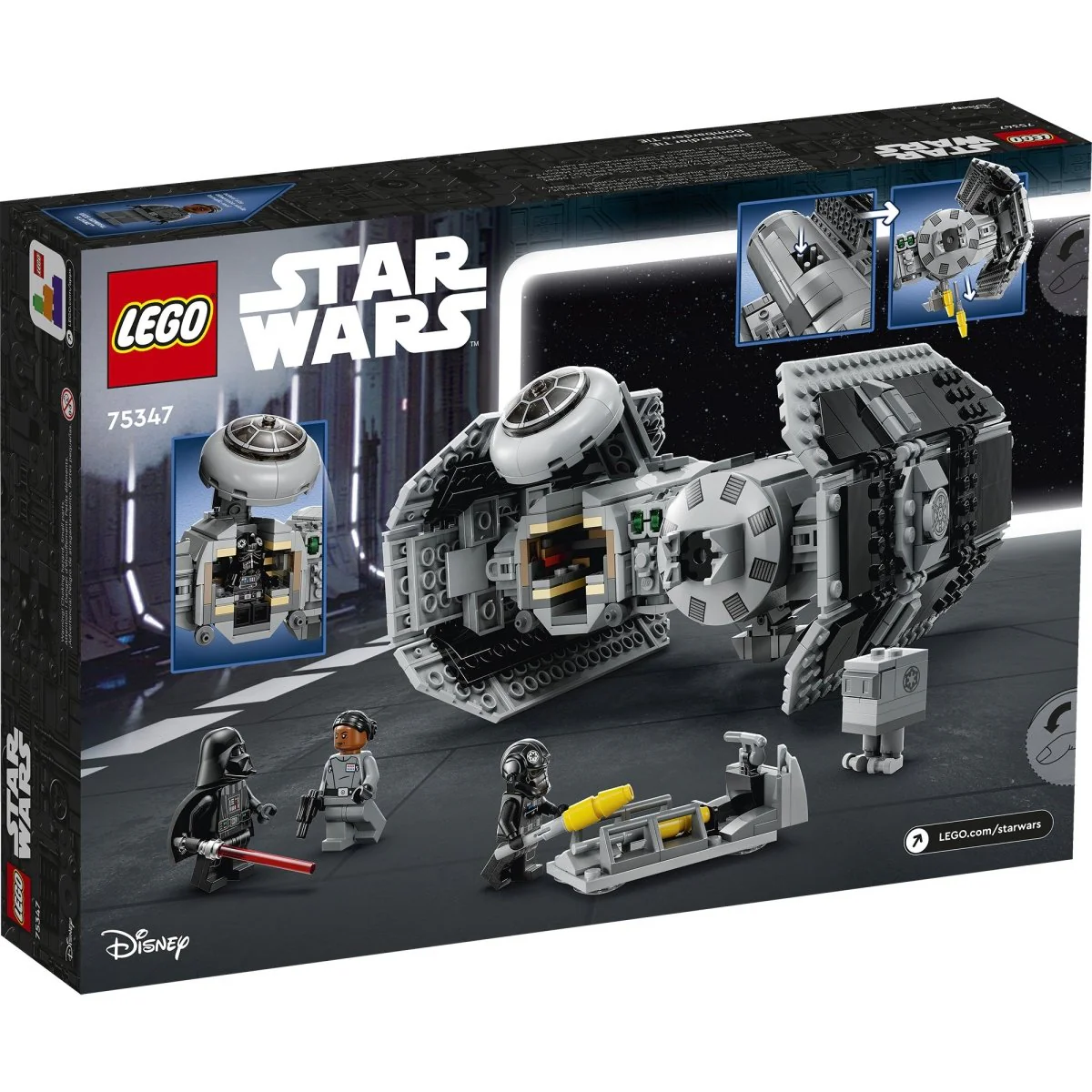 LEGO Star Wars TIE Bomber, 75347, Ages 9+, 625 Pieces - Image 3