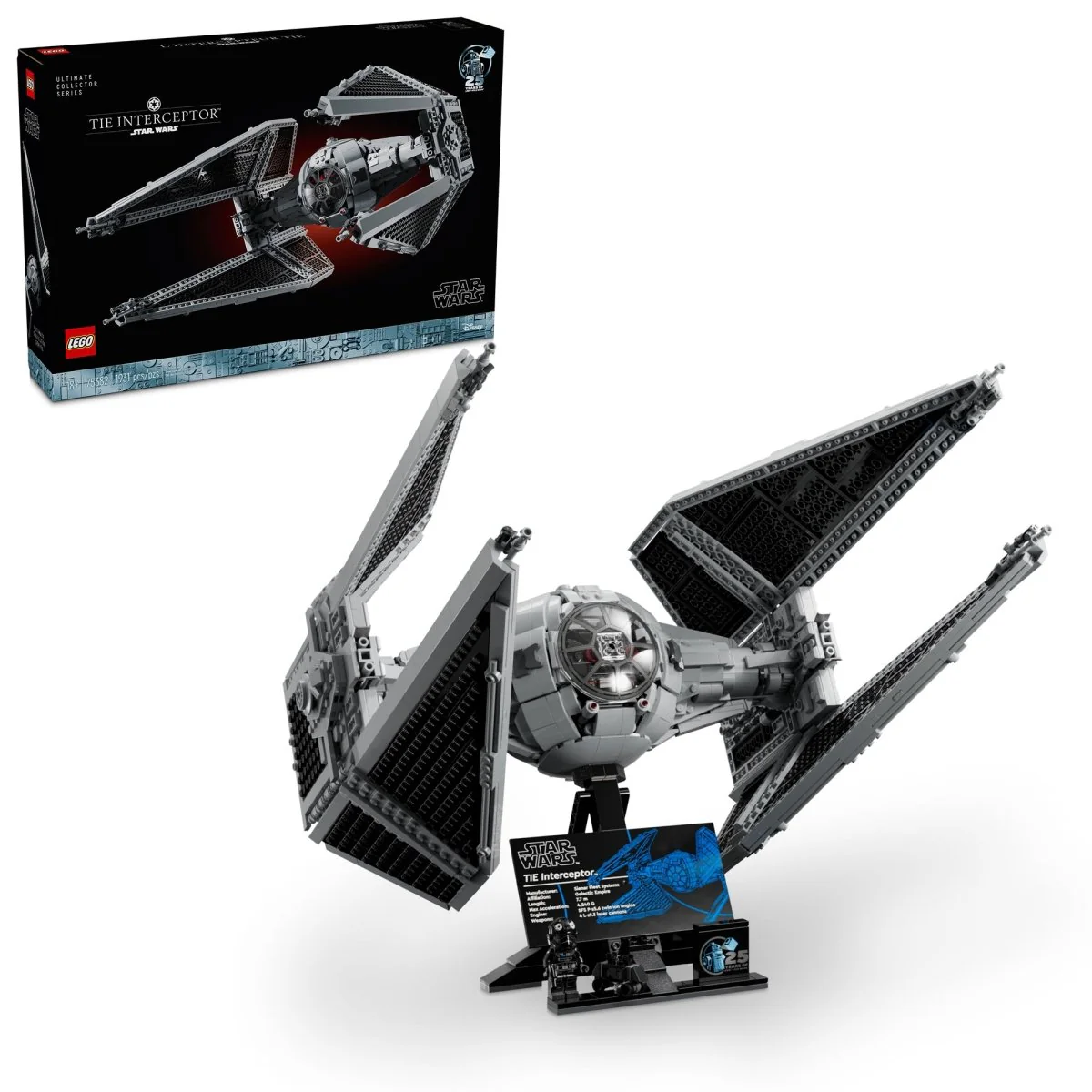 LEGO Star Wars TIE Interceptor, 75382, Ages 18+, 1931 Pieces