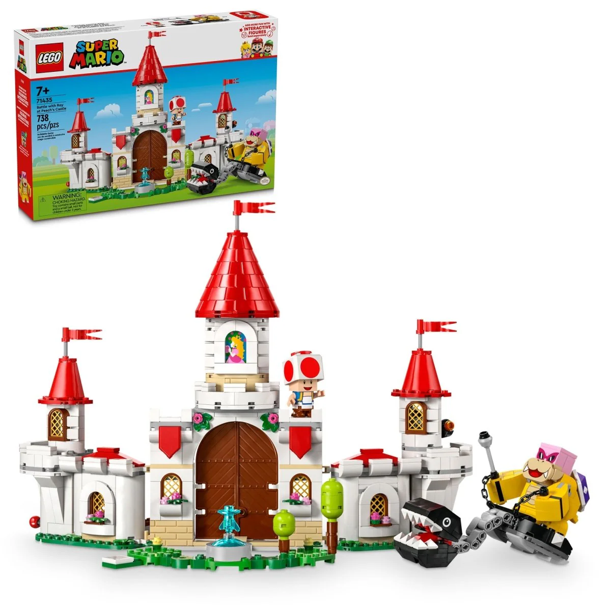 LEGO Super Mario Battle with Roy at Peach's Castle, 71435, Ages 7+, 738 Pieces