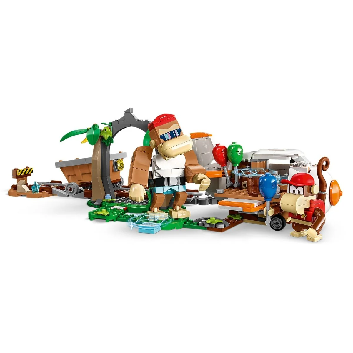 LEGO Super Mario Diddy Kong's Mine Cart Ride Expansion Set, 71425, Ages 8+, 1157 Pieces - Image 6