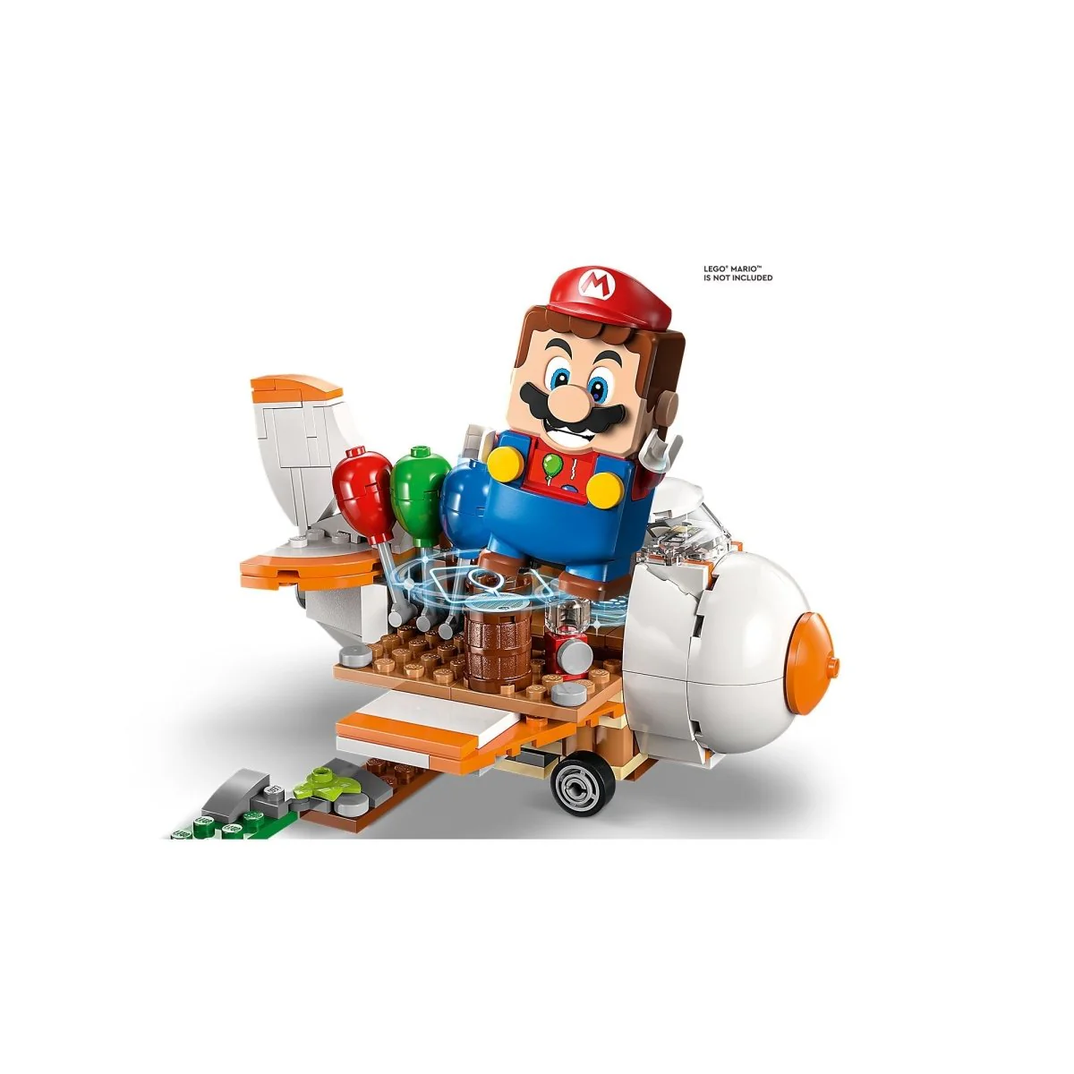 LEGO Super Mario Diddy Kong's Mine Cart Ride Expansion Set, 71425, Ages 8+, 1157 Pieces - Image 8