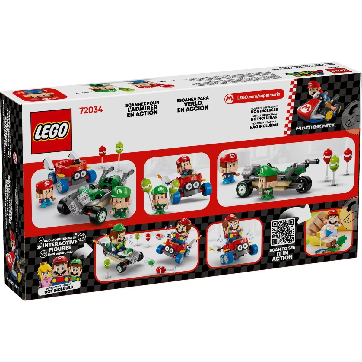 LEGO Super Mario Kart : Baby Mario vs. Baby Luigi, 72034, Ages 8+, 321 Pieces - Image 3