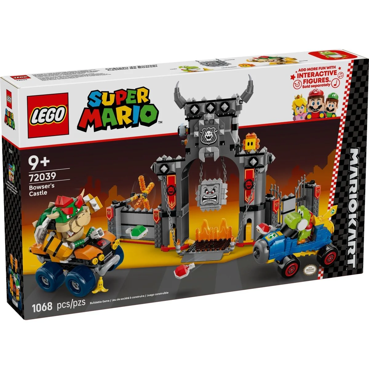 LEGO Super Mario Kart : Bowser's Castle, 72039, Ages 9+, 1068 Pieces - Image 2
