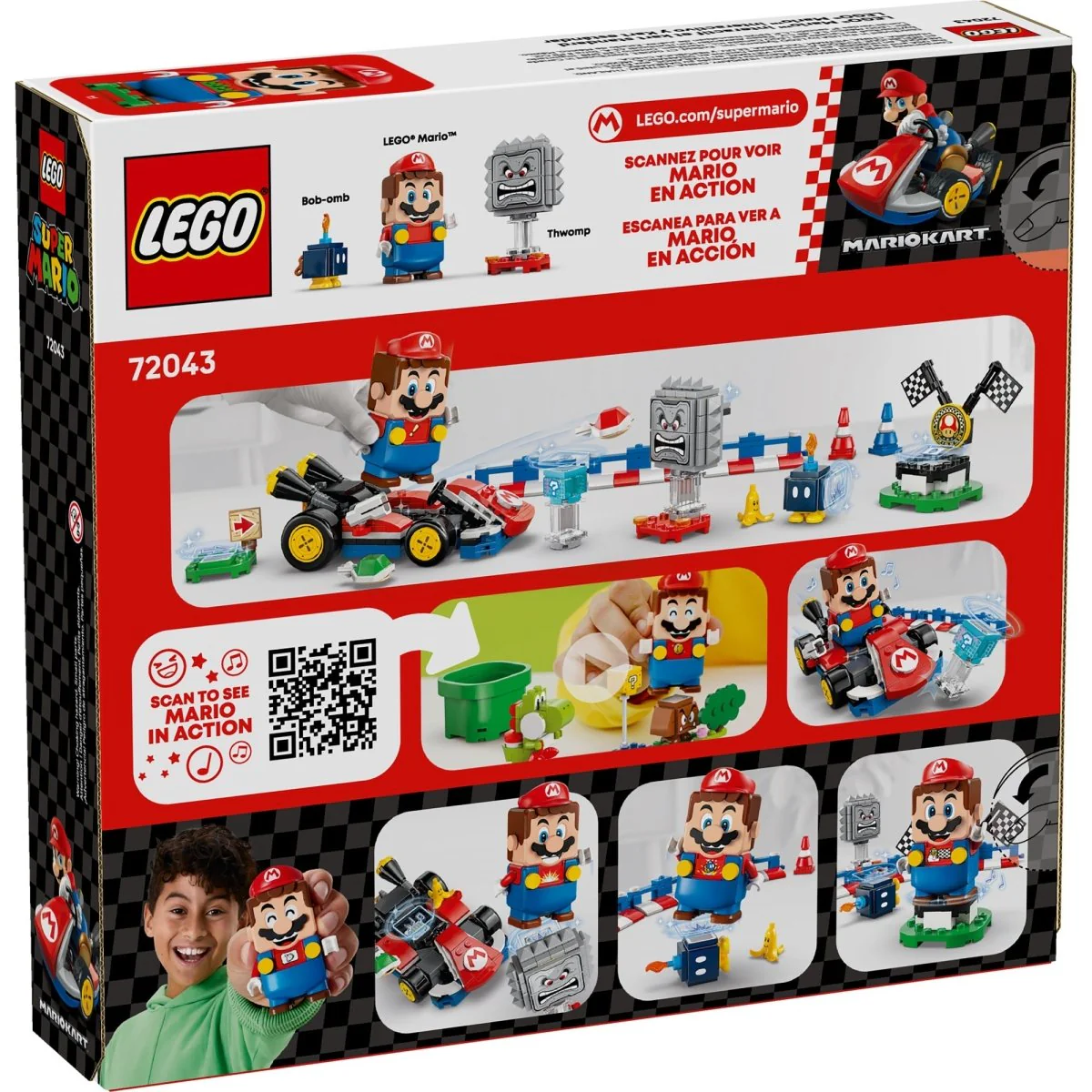 LEGO Super Mario Kart: Mario & Standard Kart, 72043, Ages 7+, 278 Pieces - Image 3