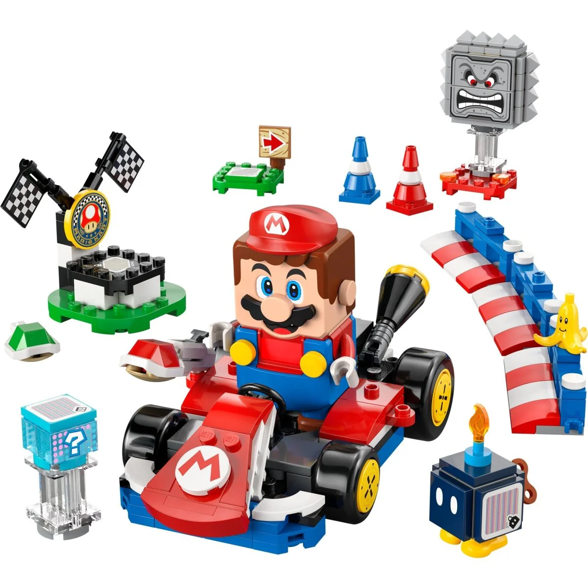 LEGO Super Mario Kart: Mario & Standard Kart, 72043, Ages 7+, 278 Pieces - Image 4
