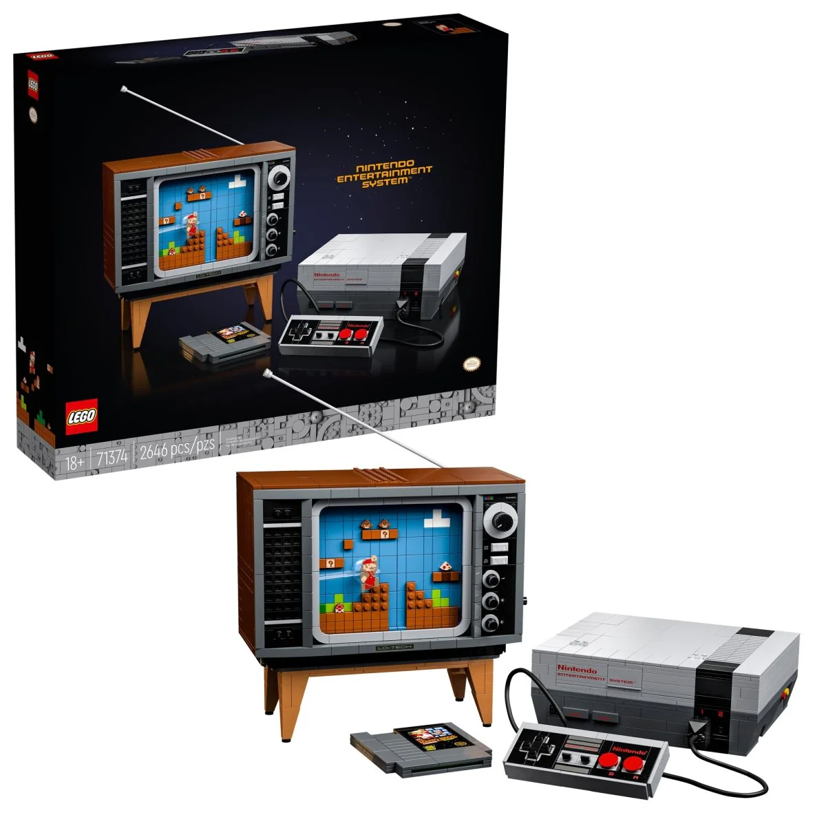 LEGO Super Mario Nintendo Entertainment System, 71374, Ages 18+, 2646 Pieces