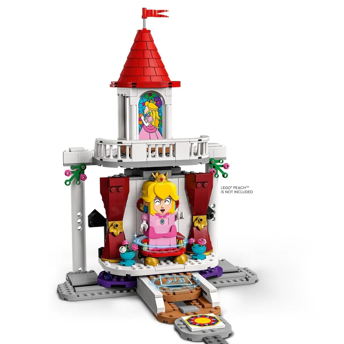 LEGO Super Mario Peach’s Castle Expansion Set, 71408, Ages 8+, 1216 Pieces - Image 7