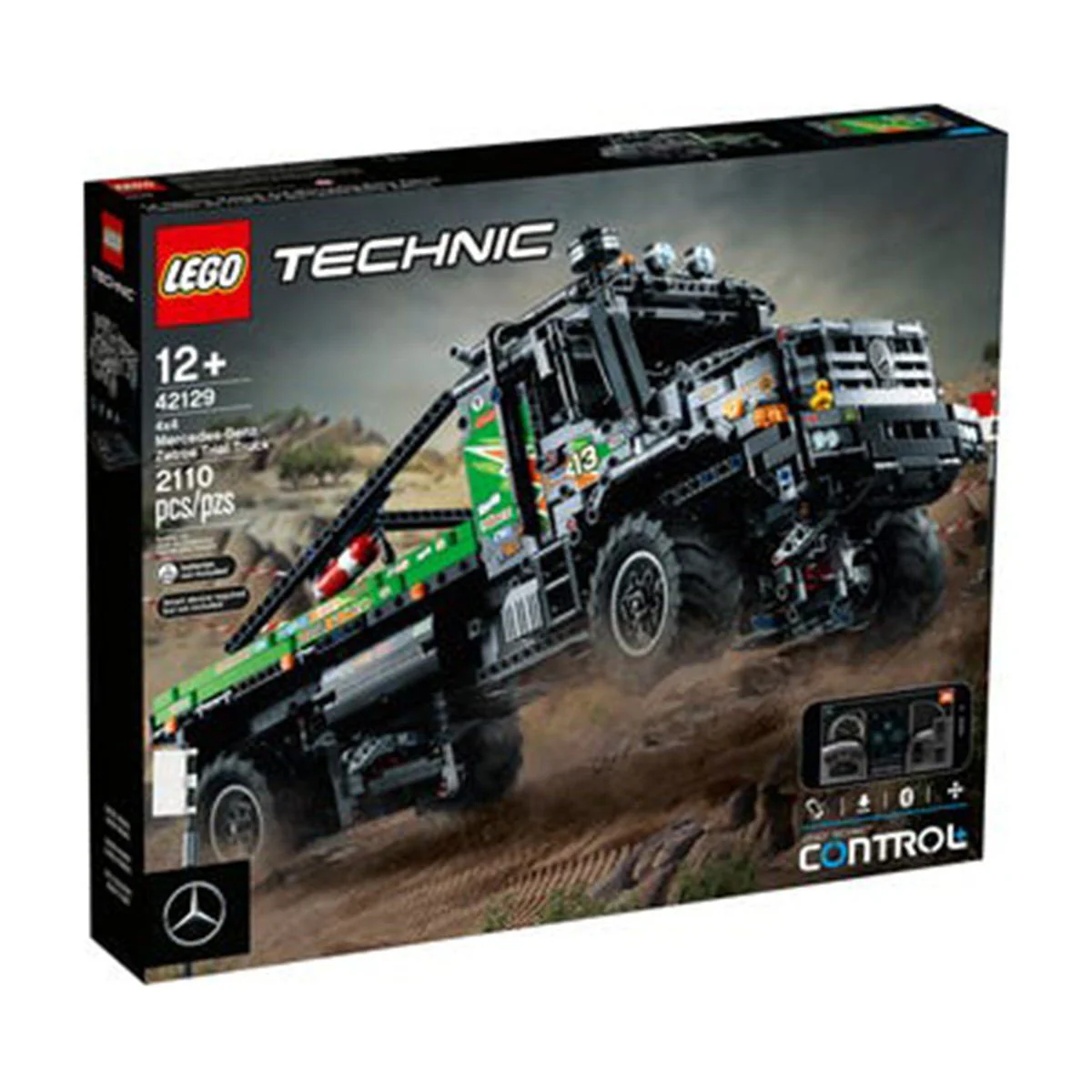 LEGO Technic 4x4 Mercedes-Benz Zetros Trial Truck, 42129, Ages 12+, 2129 Pieces
