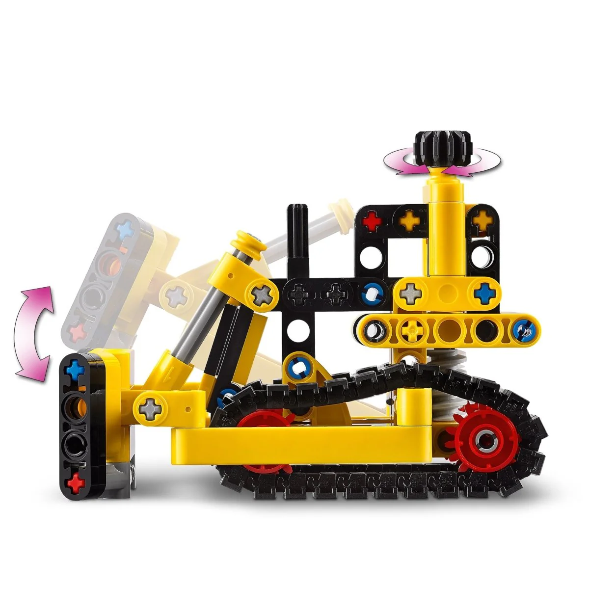 LEGO Technic Heavy-Duty Bulldozer, 42163, Ages 7+, 195 Pieces - Image 4