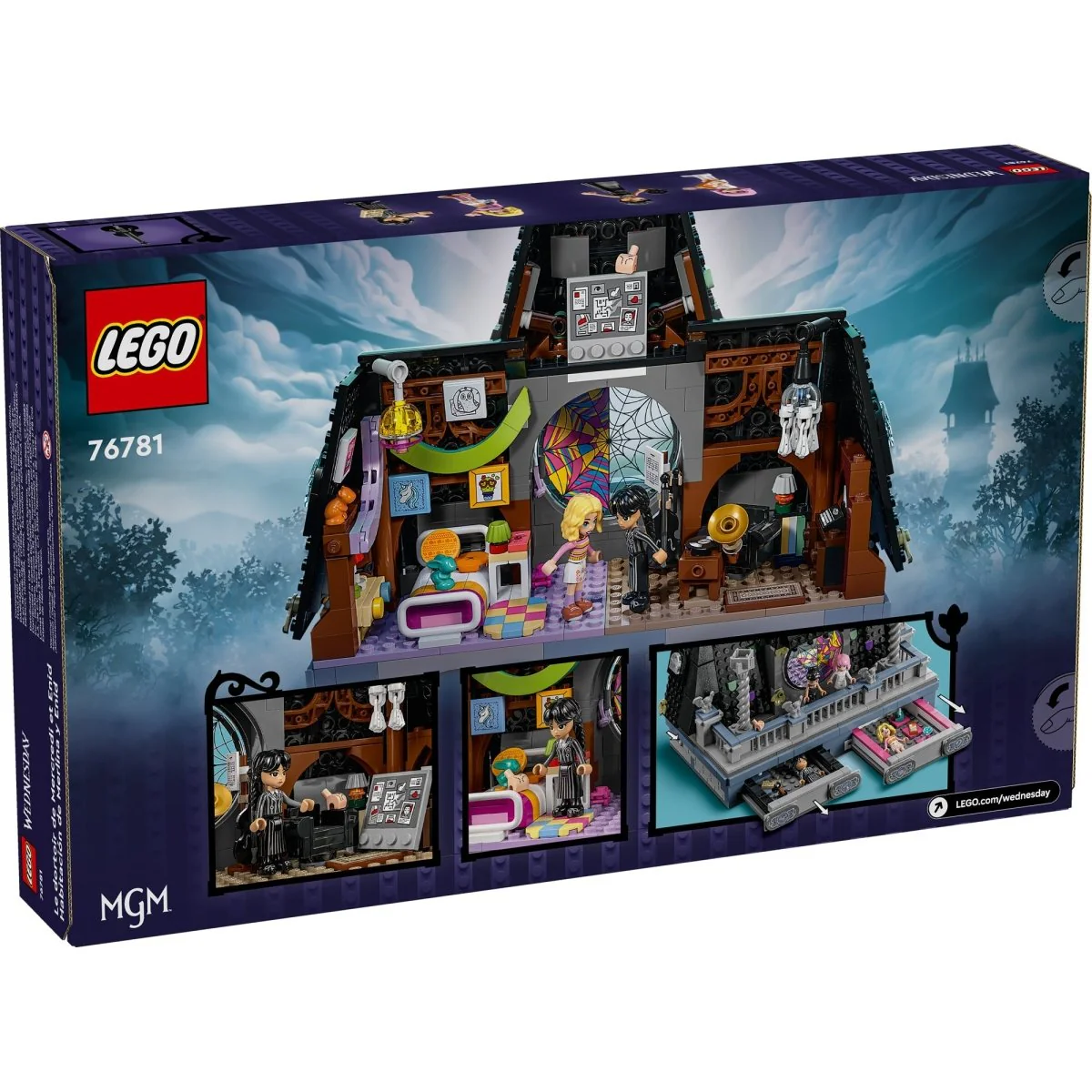 LEGO Wednesday & Enid's Dorm Room, 76781, Ages 10+, 750 Pieces - Image 3