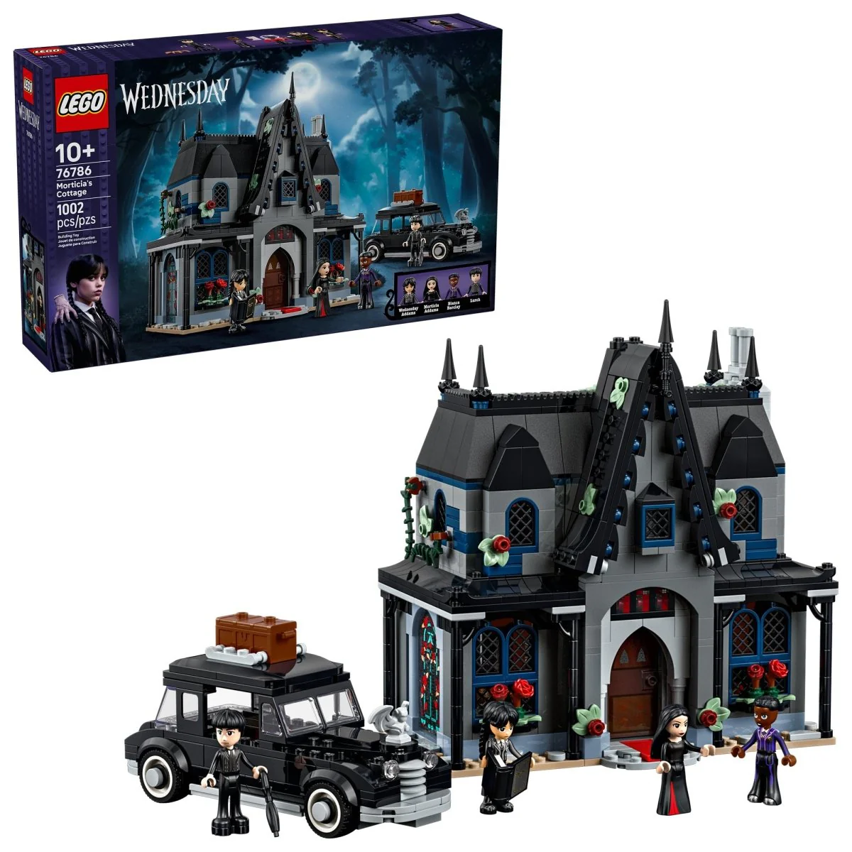 LEGO Wednesday Morticia's Cottage, 76786, Ages 10+, 1002 Pieces