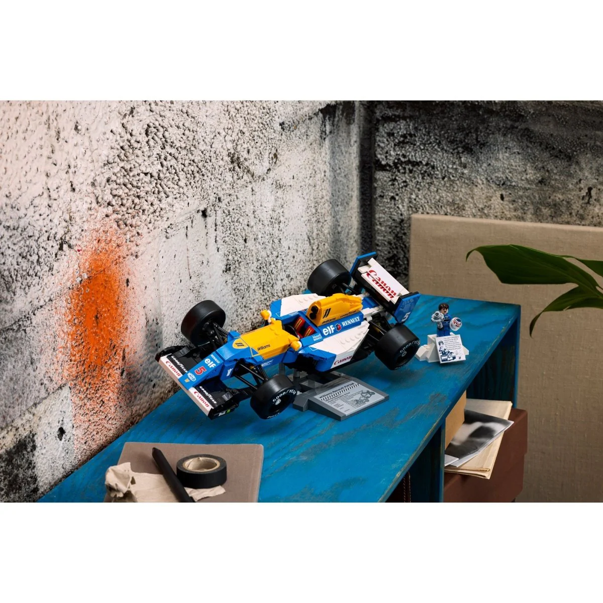 LEGO Icons Williams Racing FW14B & Nigel Mansell, 10353, Ages 18+, 799 Pieces - Image 10