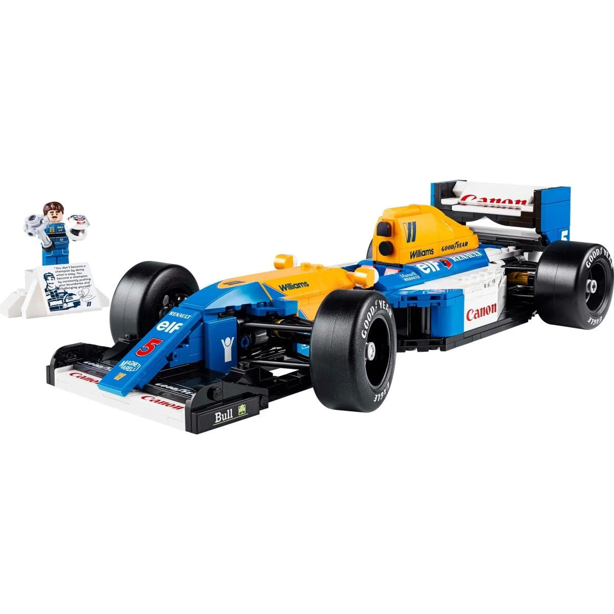 LEGO Icons Williams Racing FW14B & Nigel Mansell, 10353, Ages 18+, 799 Pieces - Image 4