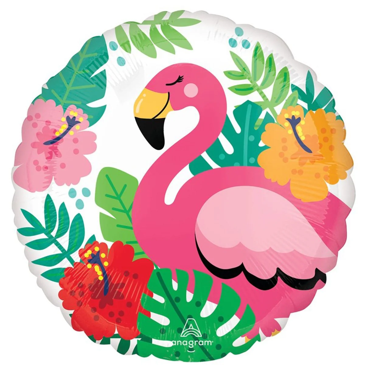 Let's Flamingo Foil Balloon, 18 Inches, 1 Count