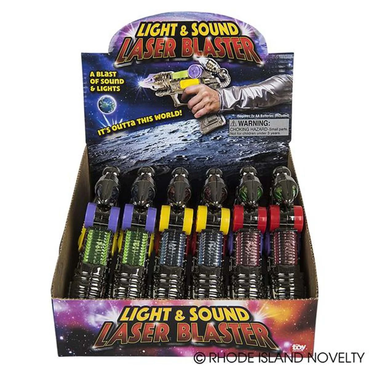 Light Blaster Gun, Assortment, 7 Inches, 1 Count - Image 2