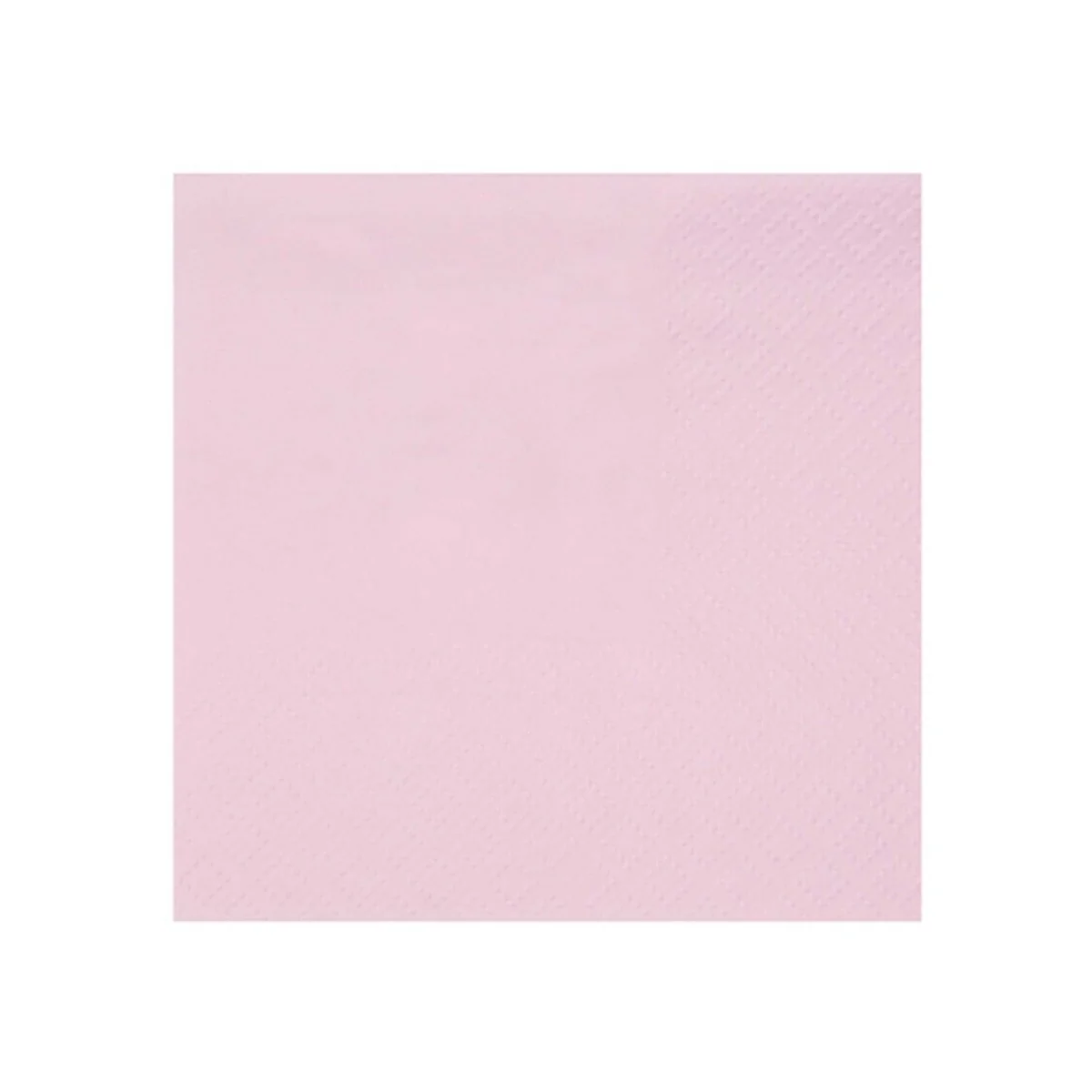 Light Pink Small Compostable Beverage Paper Party Napkins, 25 Count