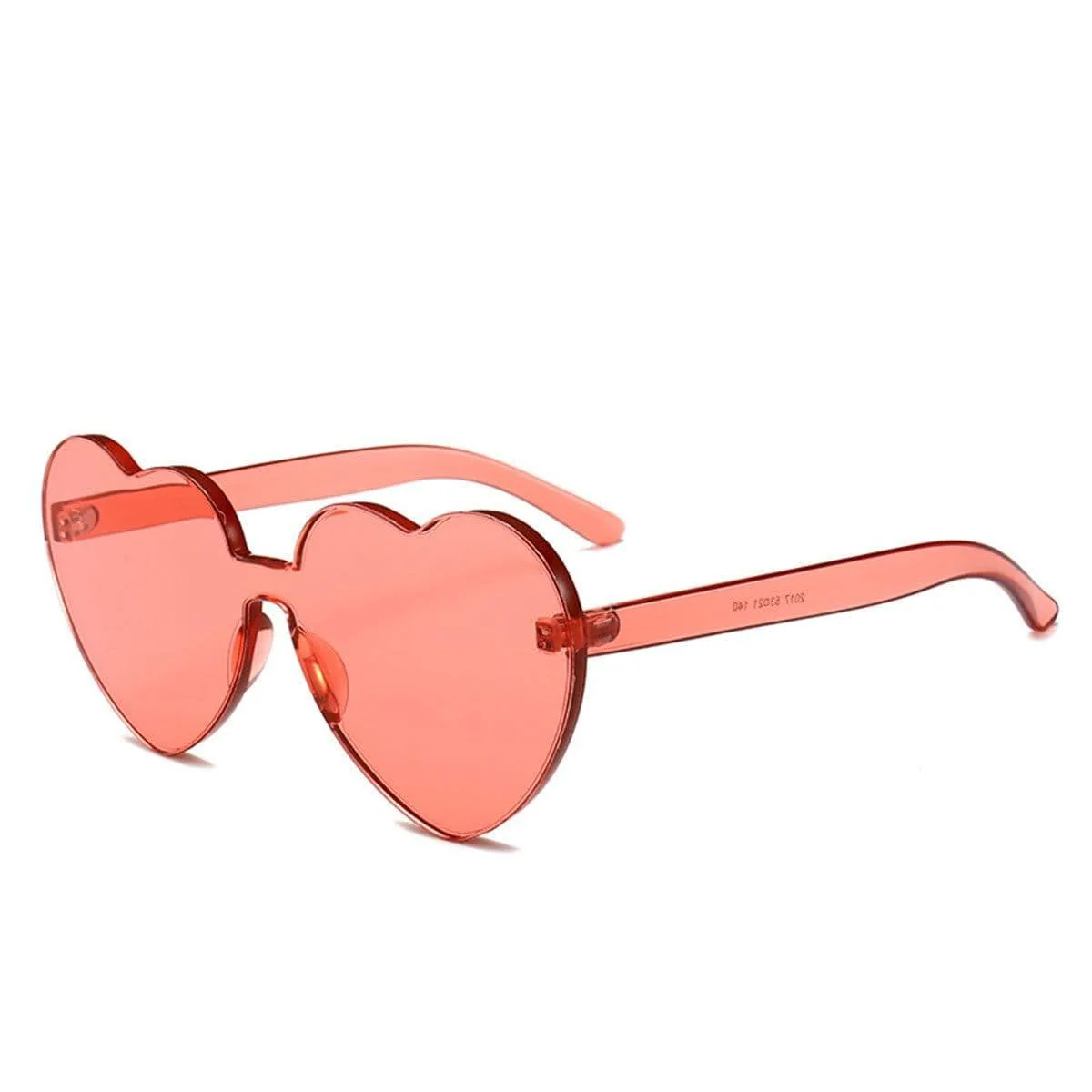 Light Red Fashion Shaped Sunglasses for adults