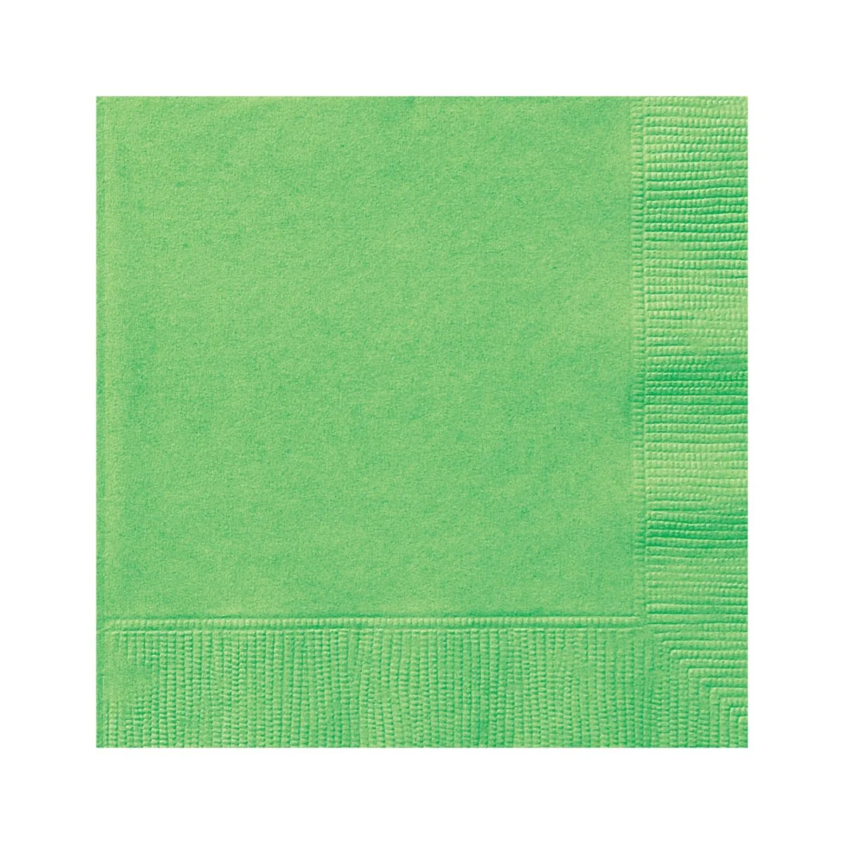 Lime Green Small Beverage Napkins, 20 Count