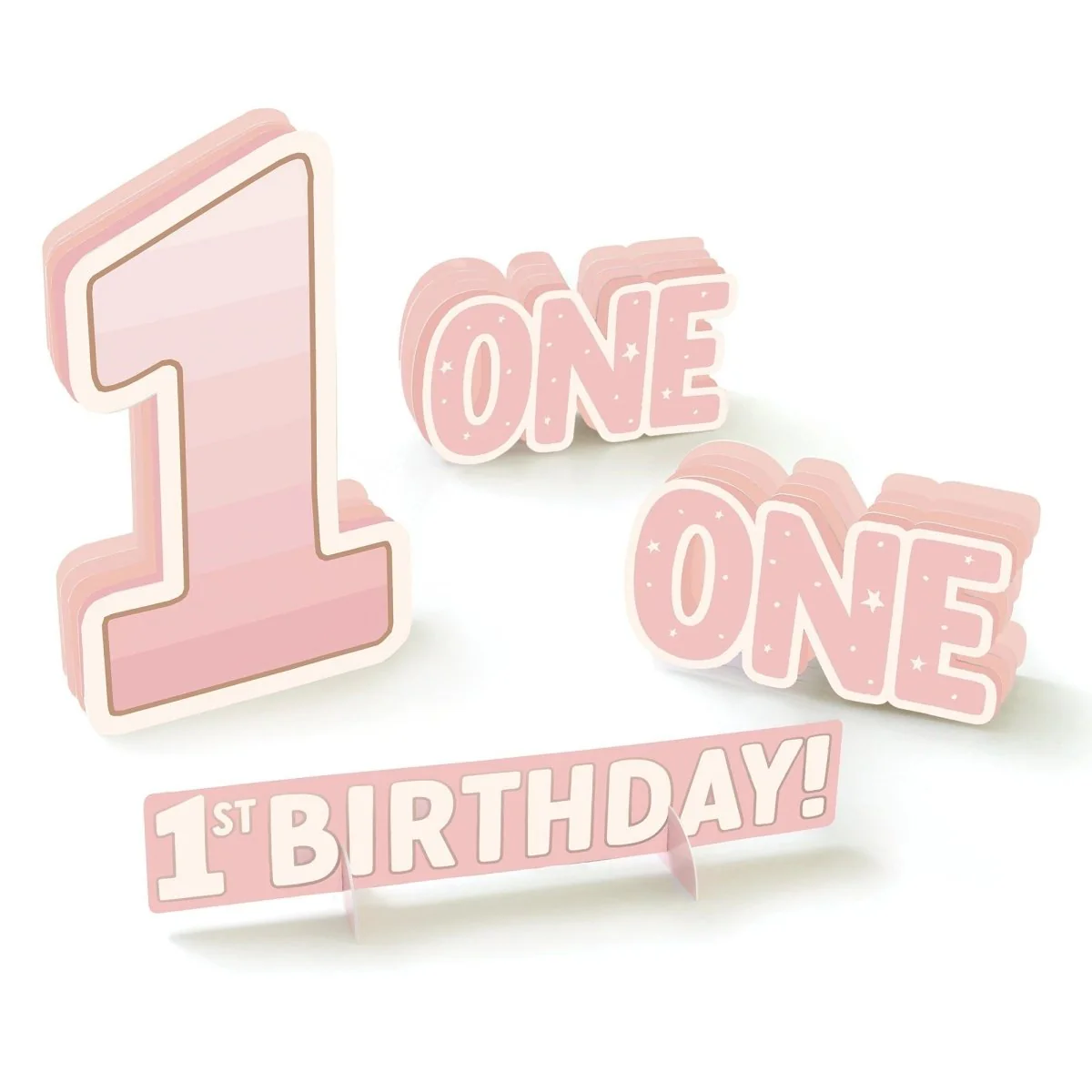 Little Miss Birthday Table Decoration Kit, 1 Count