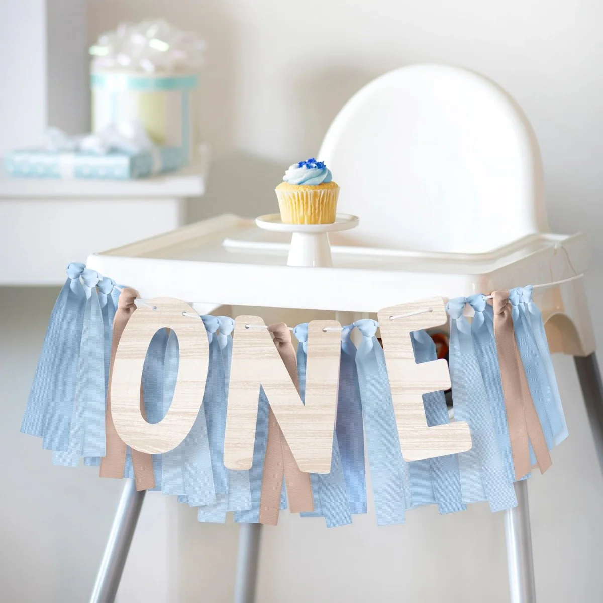 Little Mister Birthday High Chair Tassel Banner, 1 Count