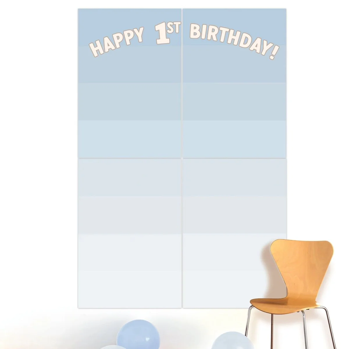 Little Mister Birthday Scene Setter, 65 X 59 Inches, 1 Count