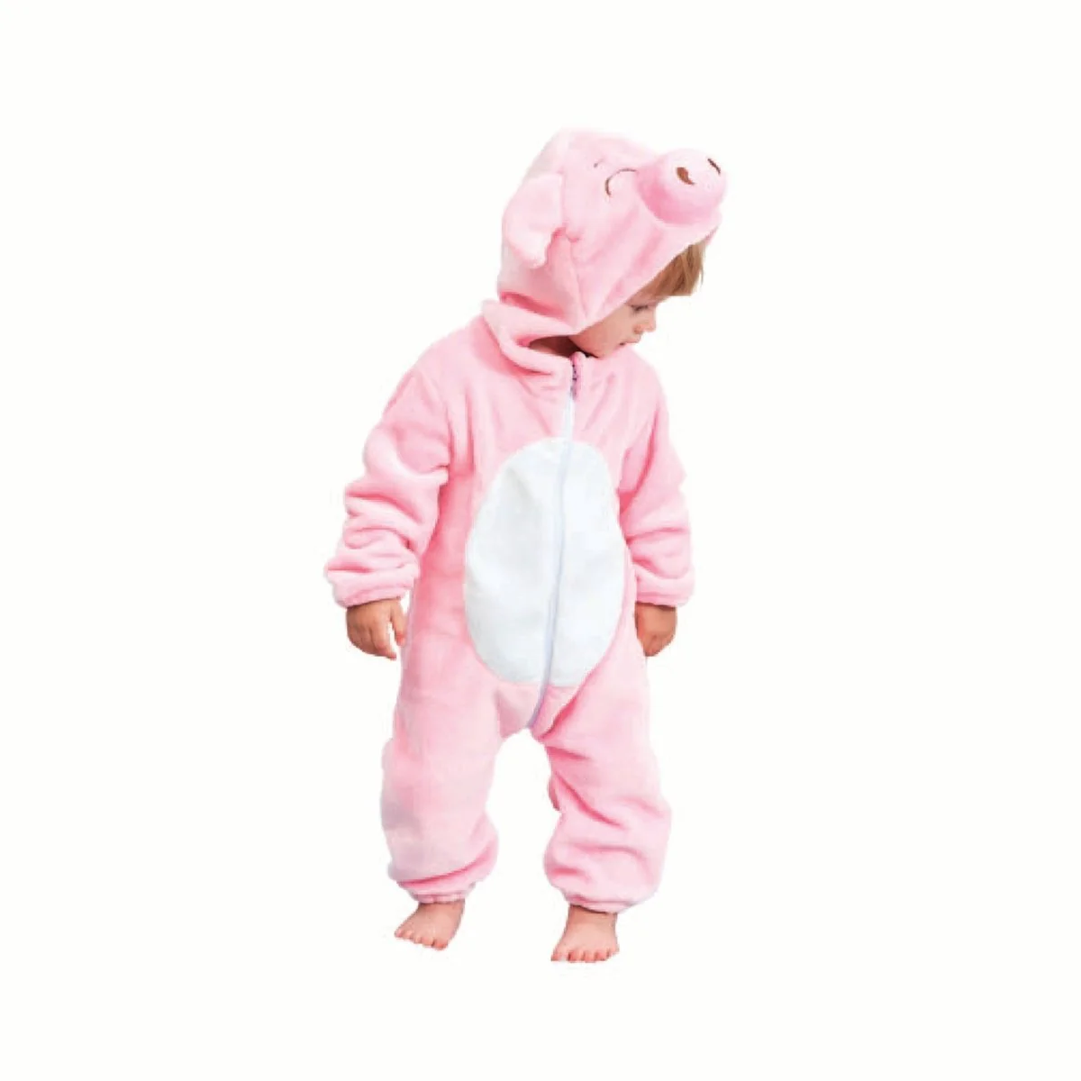 Little Pig Costume for Babies and Toddlers, Jumpsuit with Attached Hood