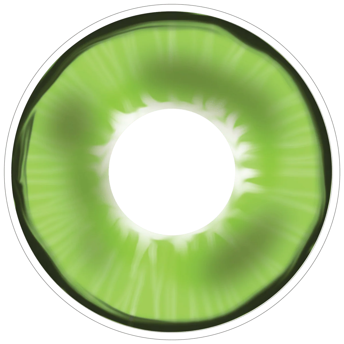 PRIMAL® Lizard King - Green Coloured Contact Lenses, 3 months usage - Image 3