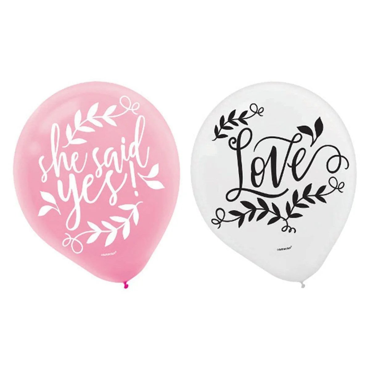 Love & Leaves - Latex Balloon 15/pkg