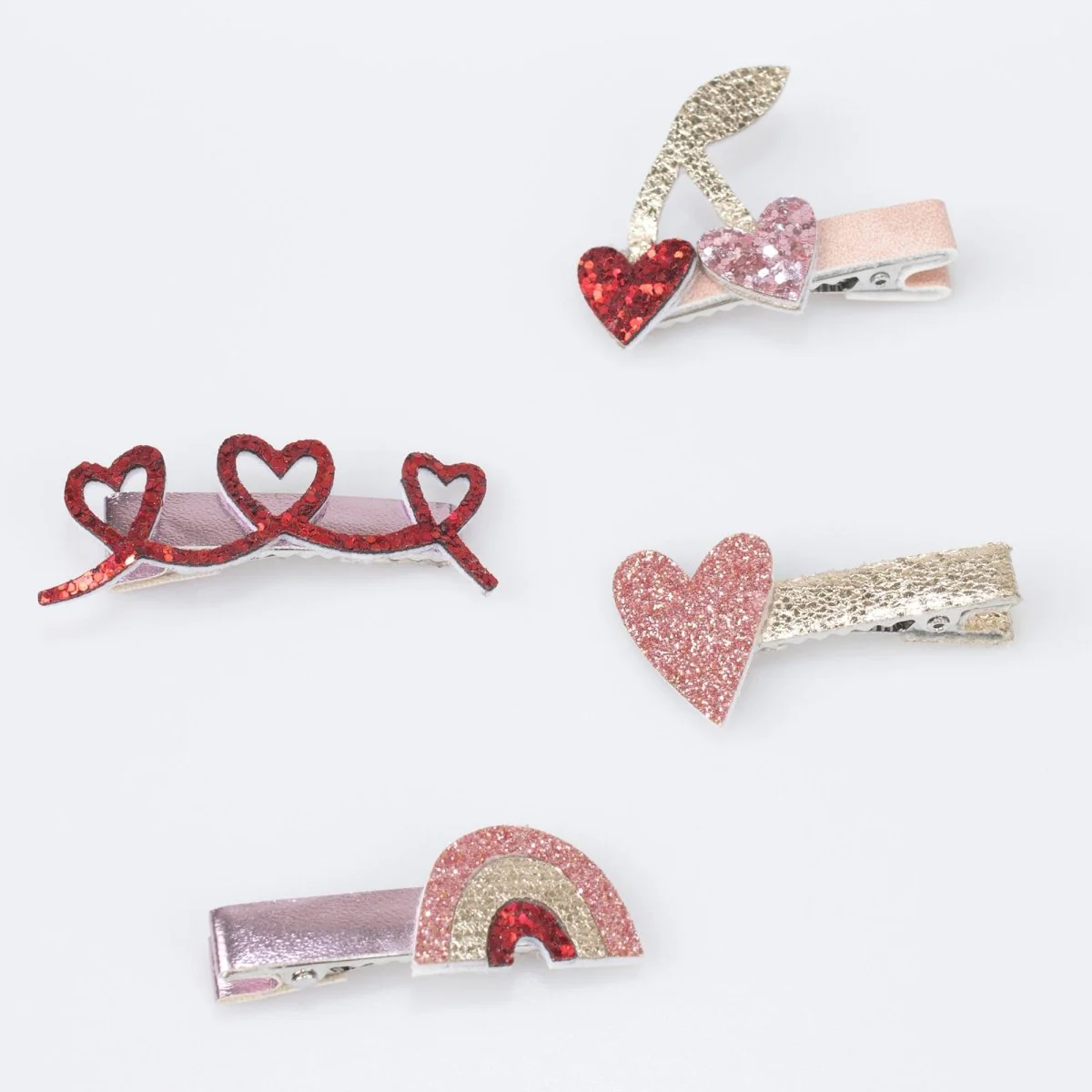 Love Sweet Love Hairclips, 8 Count - Image 2