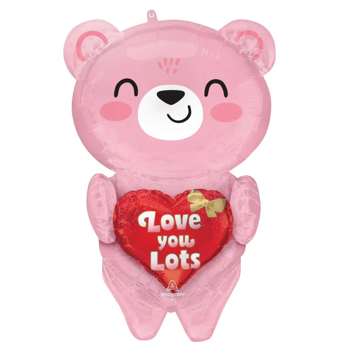 Love You Lots Bear Supershape Foil Balloon, 20 Inches, 1 Count