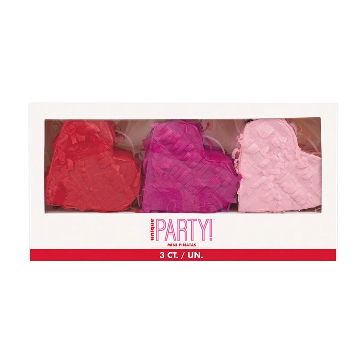 Lovely Galentine Mini PiƱatas, 3 Count